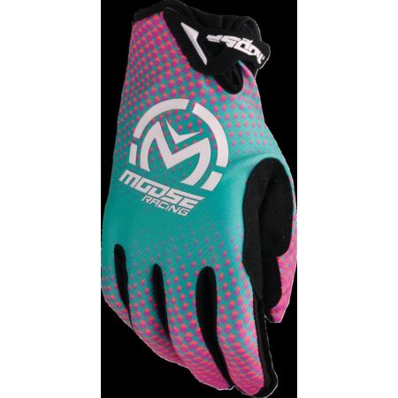 Rękawiczki MOOSE OFFROAD SX1 PINK/PURPLE/TEAL M