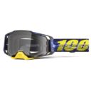 Gogle 100% ARMEGA FURIOUS BLACK MIRROR CLEAR