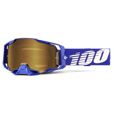 Gogle 100% ARMEGA KLEIN BLUE MIRROR GOLD