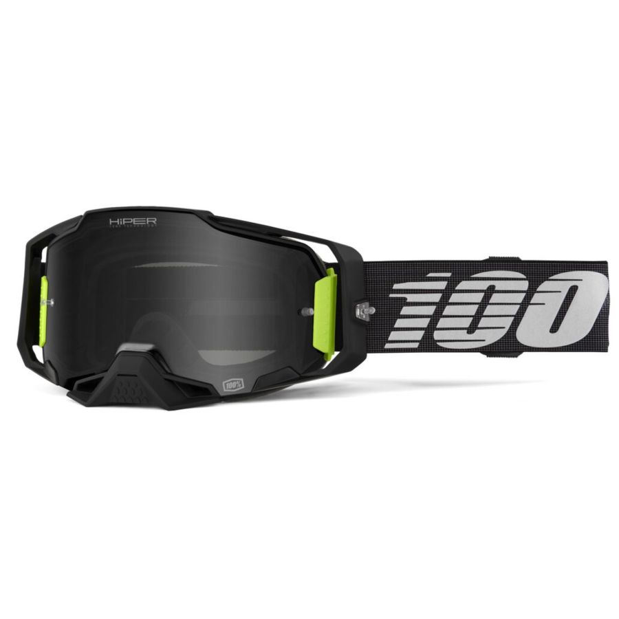 Gogle 100% ARMEGA TETSUMI BLACK MIRROR BLACK