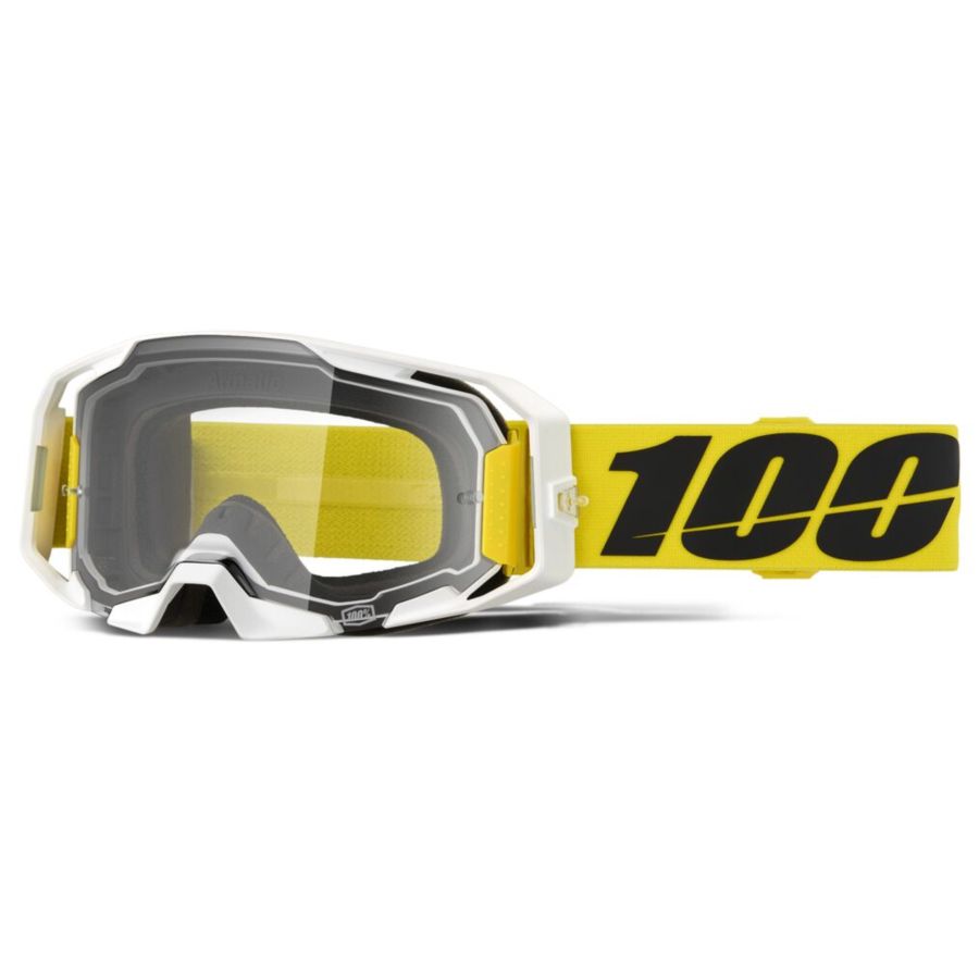 Gogle 100% ARMATIC VALERA WHITE MIRROR CLEAR