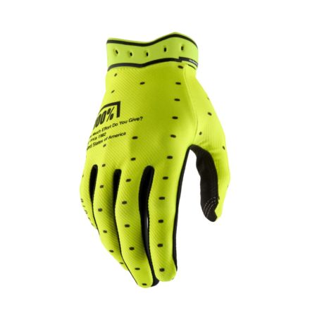 Rękawiczki 100% RIDEFIT YELLOW S