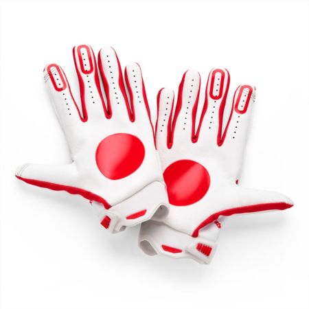 Rękawiczki 100% RIDEFIT TEAM IKUZAWA RED/WHITE S