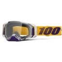 Gogle 100% ARMEGA DIFENBAK WHITE MIRROR CLEAR