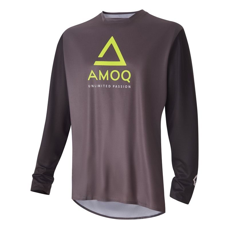Bluza AMOQ ASCENT COMP HI VISION BLACK/GREY S