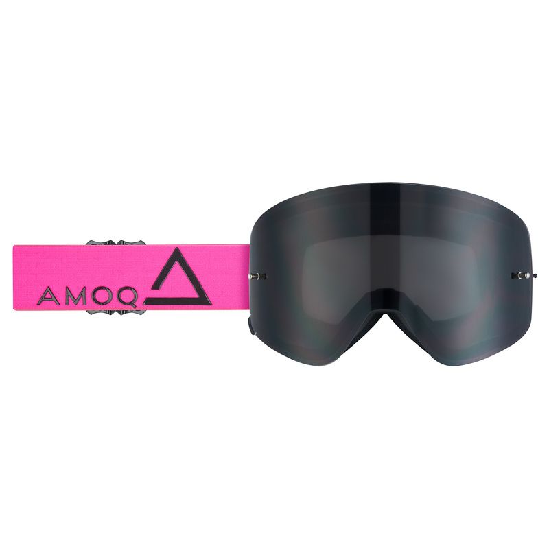 Gogle AMOQ VISION MAGNETIC PINK/BLACK SMOKE