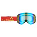 Gogle AMOQ HI VISION MAGNETIC RED GOLD