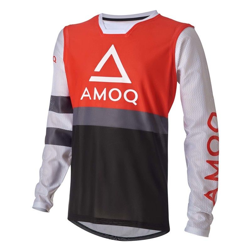 Bluza AMOQ AIRLINE MESH RED/WHITE XS