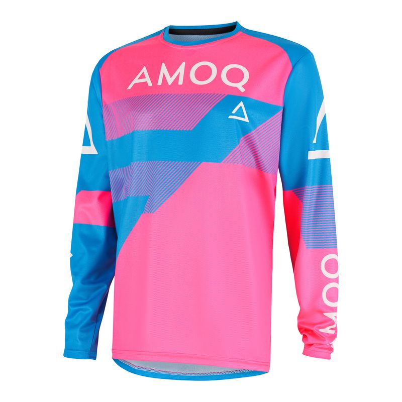Bluza AMOQ ASCENT STRIVE V2 PINK/BLUE XS