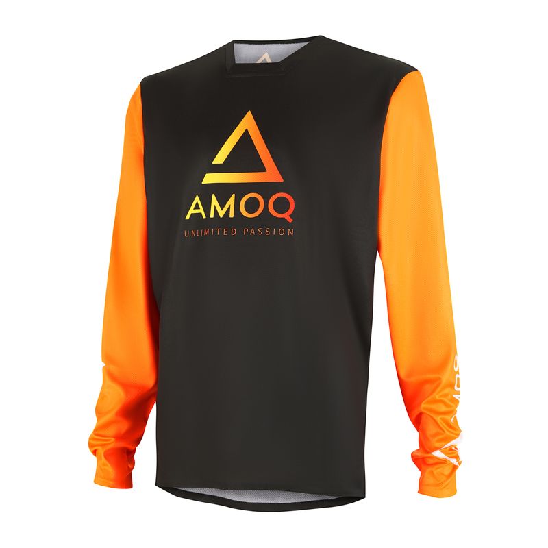 Bluza AMOQ ASCENT COMP BLACK/ORANGE XS