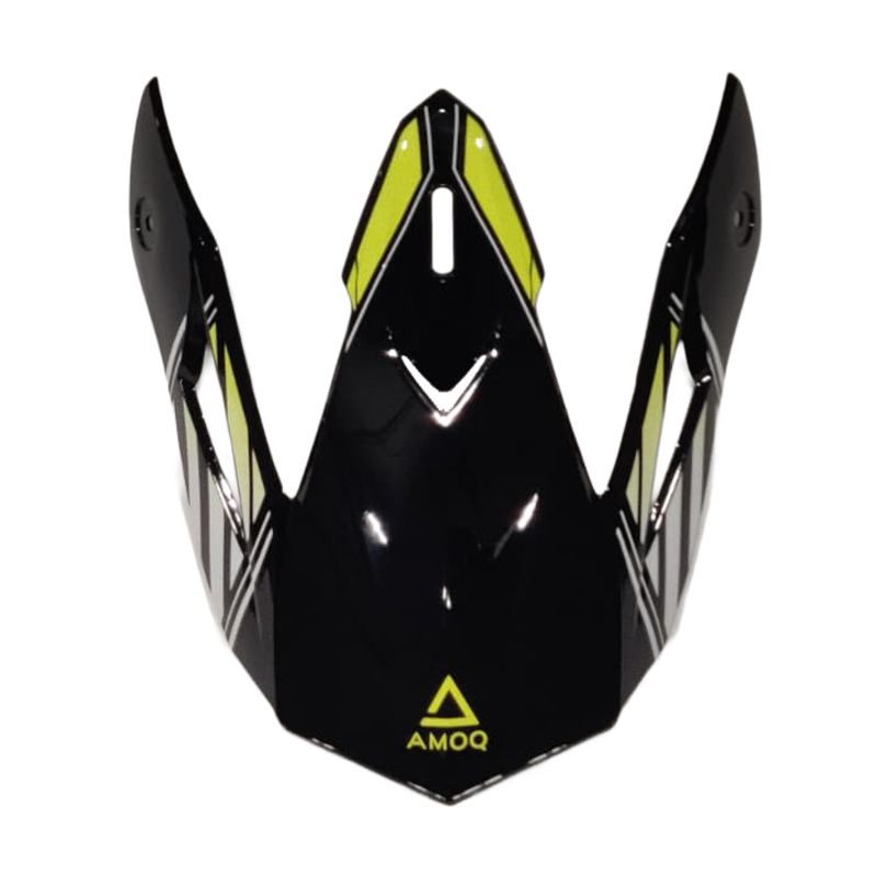 Daszek kasku AMOQ METEOR V2 AXIS BLACK/HIVIS