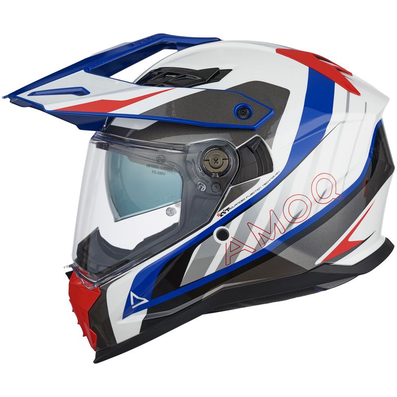 Kask integralny AMOQ AI100 MOJAVE WH/RD/BL XS
