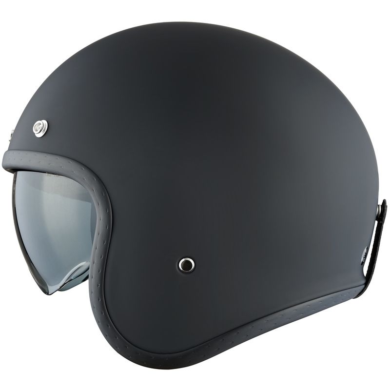 Kask jet AMOQ JI100 BLACK MATT XS
