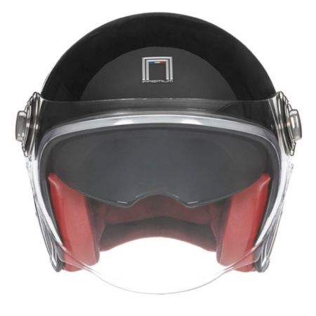 Kask NOX otwarty Jet Heritage połysk czarny M