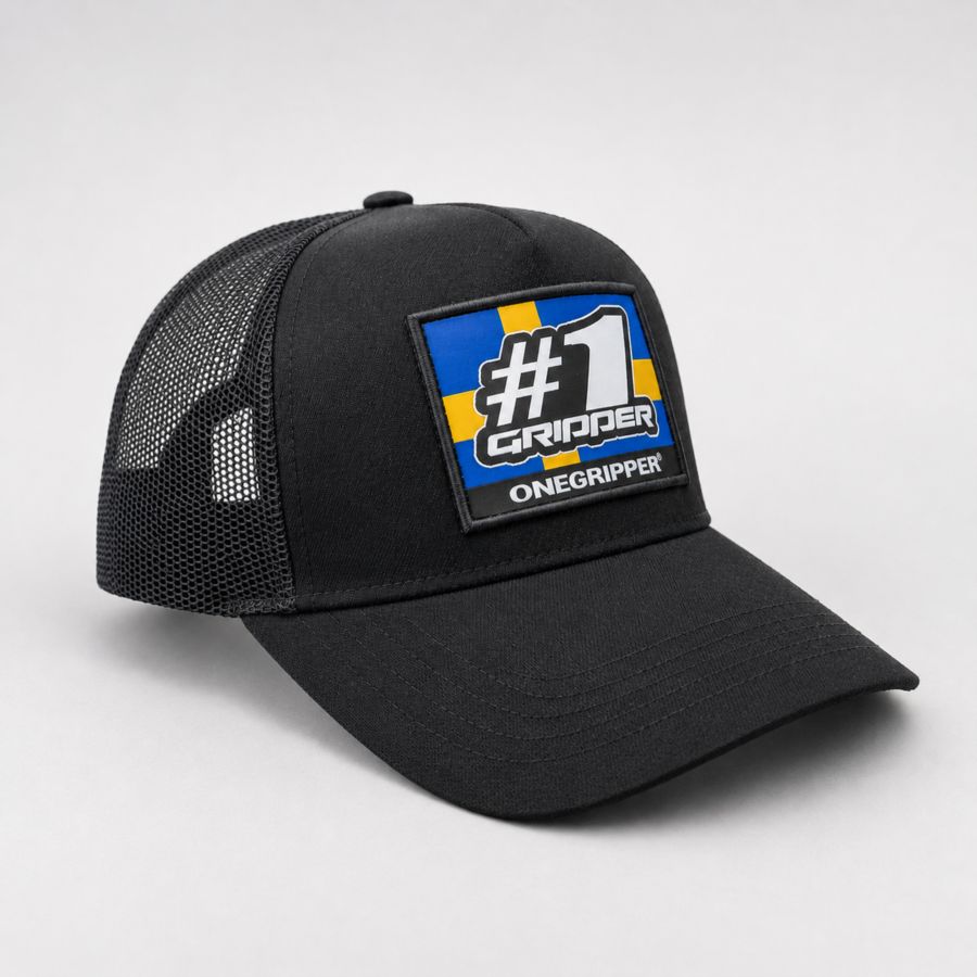 Czapka ONEGRIPPER Trucker Snapback Black
