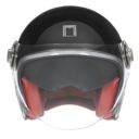 Kask NOX otwarty Jet Heritage solid czarny L