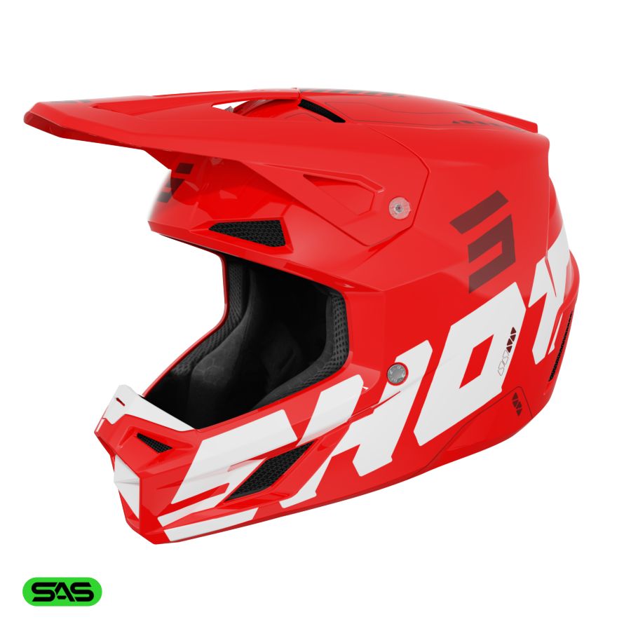 Kask SHOT SPEED HEAVY RED GLOSSY XS