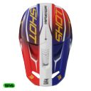Kask dziecięcy SHOT SPEED KID SIDE RED BLUE PEARLY