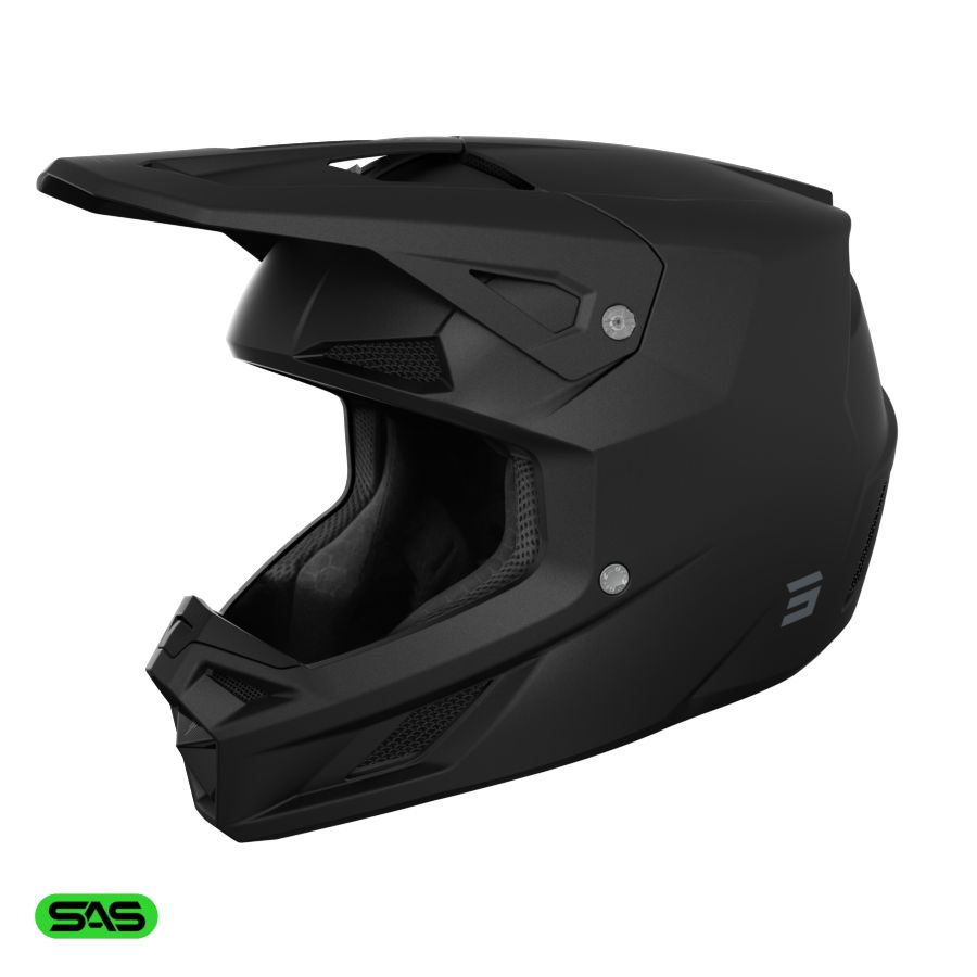 Kask dziecięcy SHOT SPEED KID SOLID BLACK MATT YS