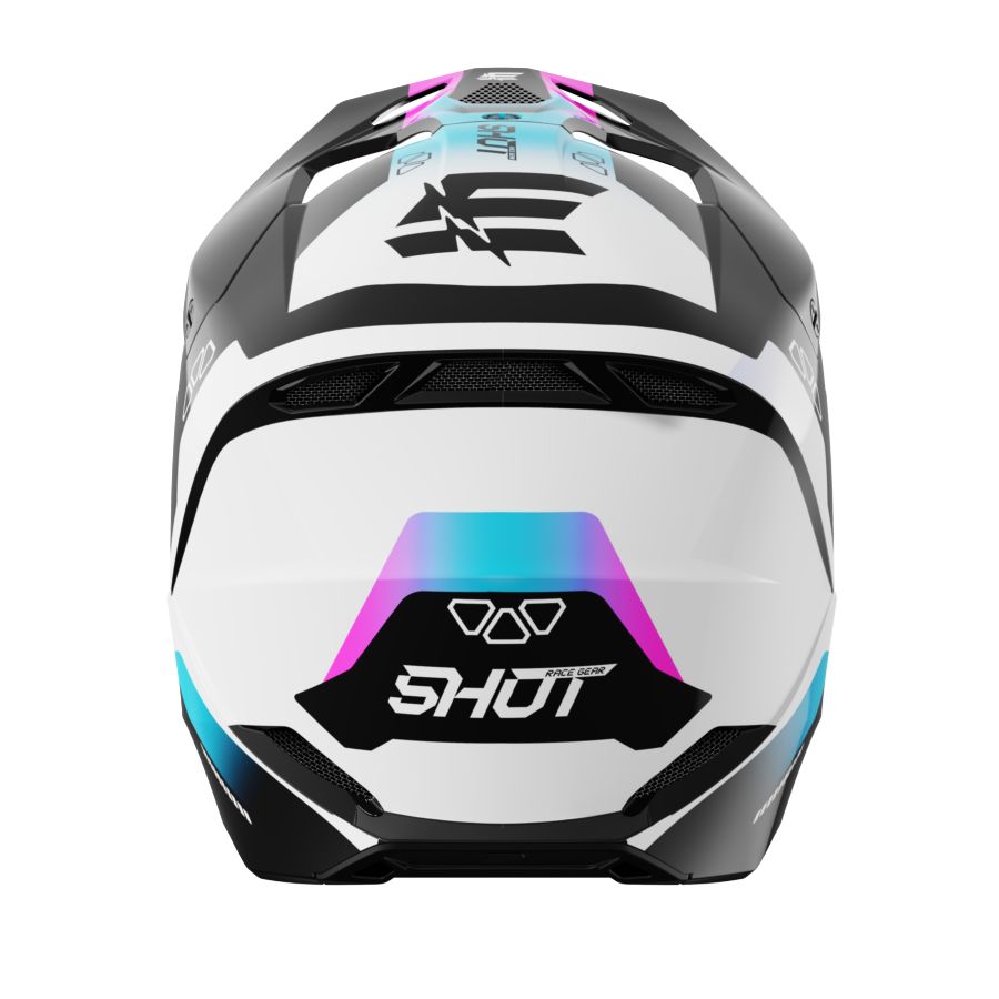 Kask dziecięcy SHOT FURIOUS KID ROCKET PK GLOSS YS