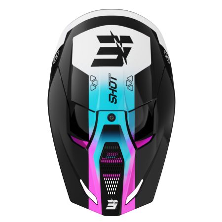 Kask dziecięcy SHOT FURIOUS KID ROCKET PK GLOSS YS