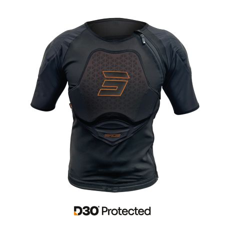 Bluza SHOT T-SHIRT RACE EVO D3O BLACK XS