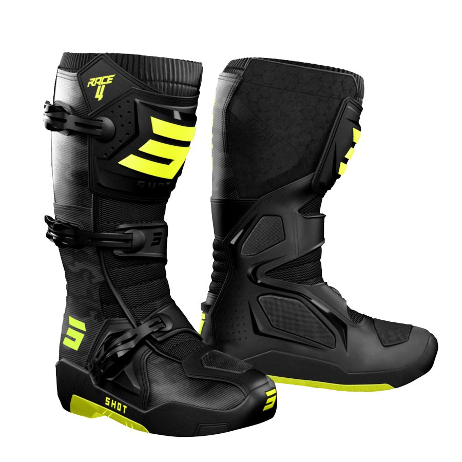 Buty SHOT RACE 4 TACTIC BLACK NEON YELLOW 39