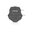 Szyba WRS STANDARD DARK SMOKE CF MOTO MT 800