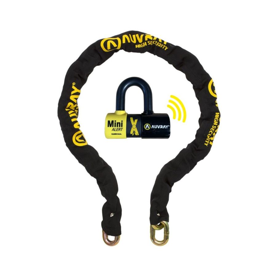 Łańcuch z alarmem AUVRAY XTREME 140 CM 120 DB