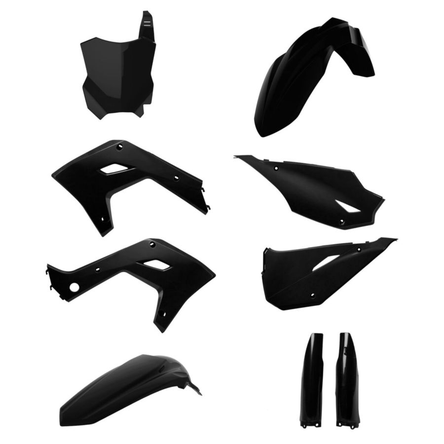 Zestaw plastików POLISPORT BLACK KAWASAKI KX 125 M