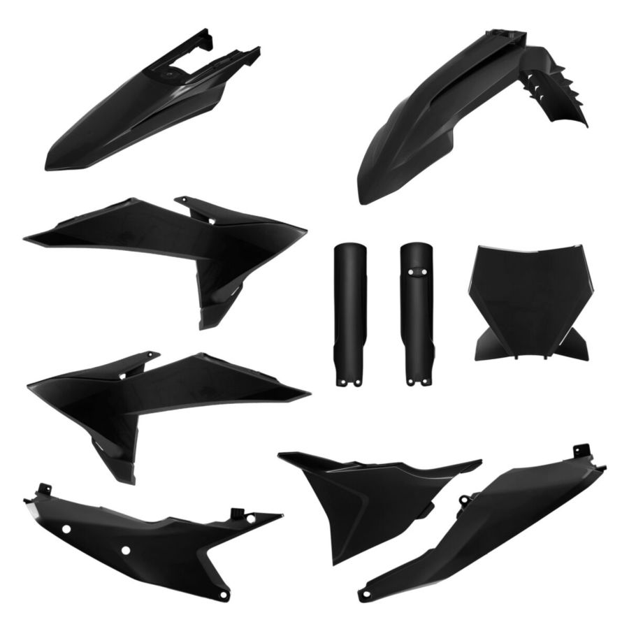 Zestaw plastików POLISPORT BLACK KTM SX 125