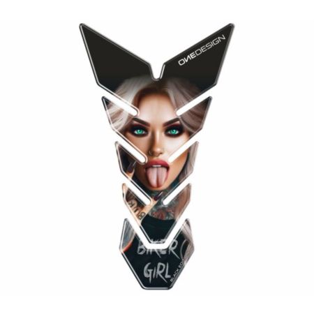 Tankpad ONE DESIGN BLACK EDITION BIKER GIRL