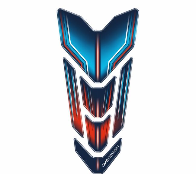 Tankpad ONE DESIGN GOLD ART RACING STYLE 2