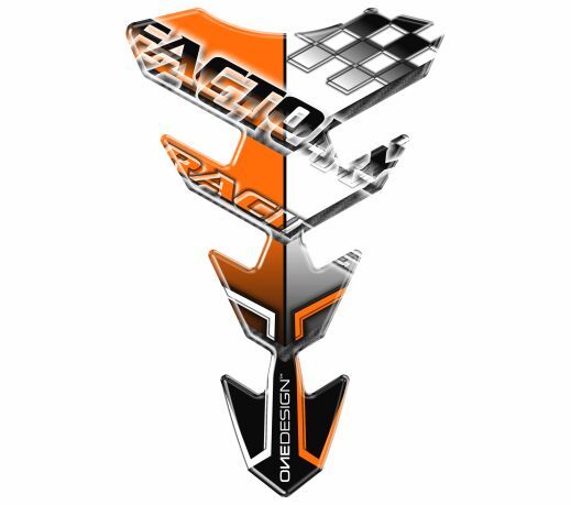 Tankpad ONE DESIGN EXPRESSION SLIM FACTORY ORANGE