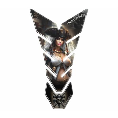 Tankpad ONE DESIGN BLACK EDITION LADY PIRATE
