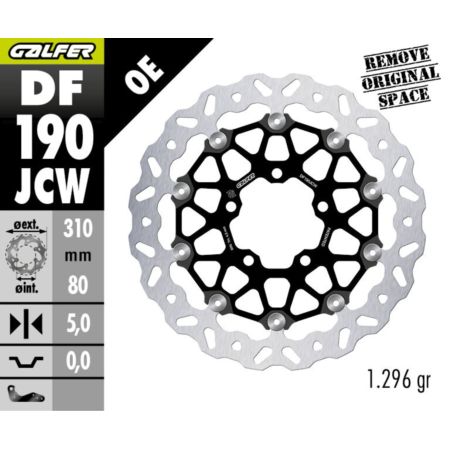 Tarcza hamulcowa GALFER WAVE FLOATECH 310MM