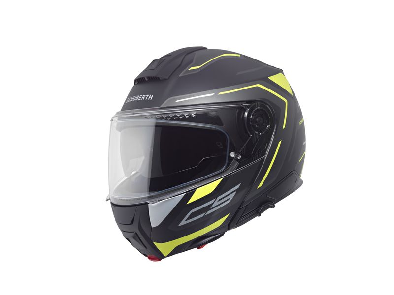 Kask szczękowy SCHUBERTH C5 OMEGA YELLOW ROZ. L
