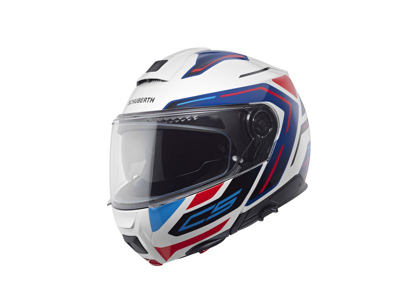 Kask szczękowy SCHUBERTH C5 OMEGA WHITE/BLUE XL