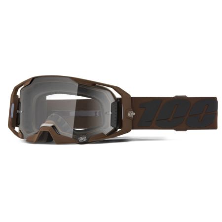 Gogle 100% ARMATIC SALCEDO BROWN MIRROR CLEAR