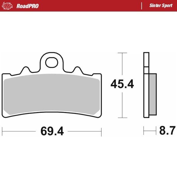 Klocki hamulcowe MOTO MASTER SINTER SPORT APRILIA