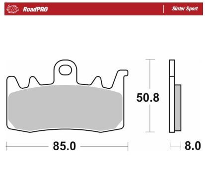 Klocki hamulcowe MOTO MASTER SINTER SPORT APRILIA