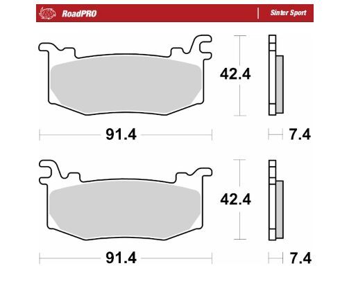 Klocki hamulcowe MOTO MASTER SINTER SPORT APRILIA