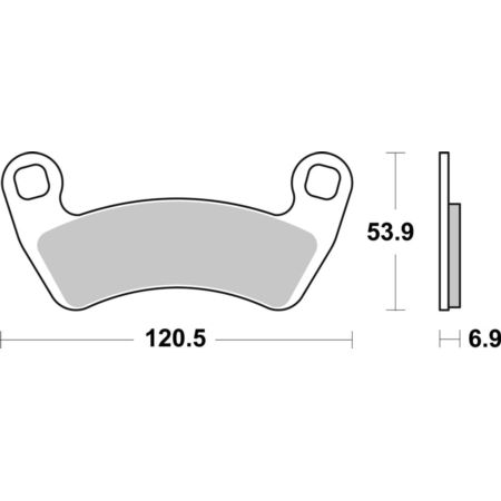 Klocki hamulcowe SBS OFFROAD POLARIS RZR 4 1000