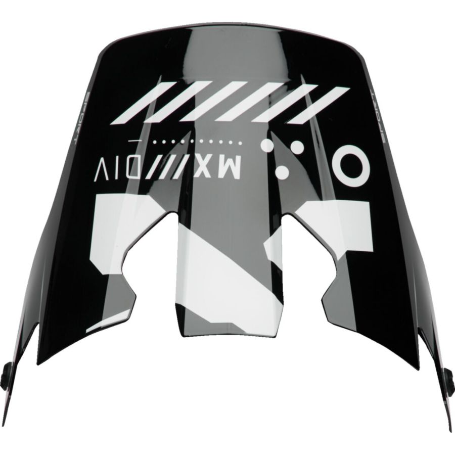 Daszek kasku THOR REFLEX SPORT BK/RD czarny