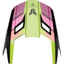 Daszek kasku THOR FLEET DEFY BLACK/ACID L-2XL