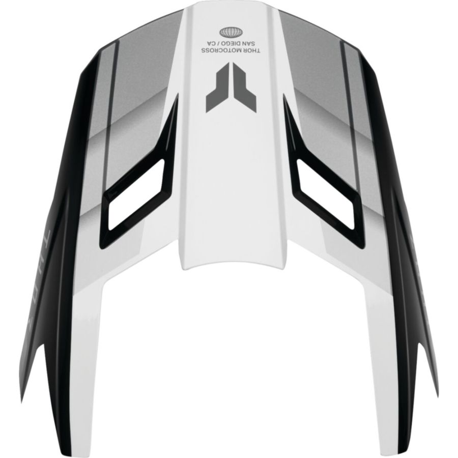 Daszek kasku THOR FLEET DEFY BLACK/WHITE L-2XL