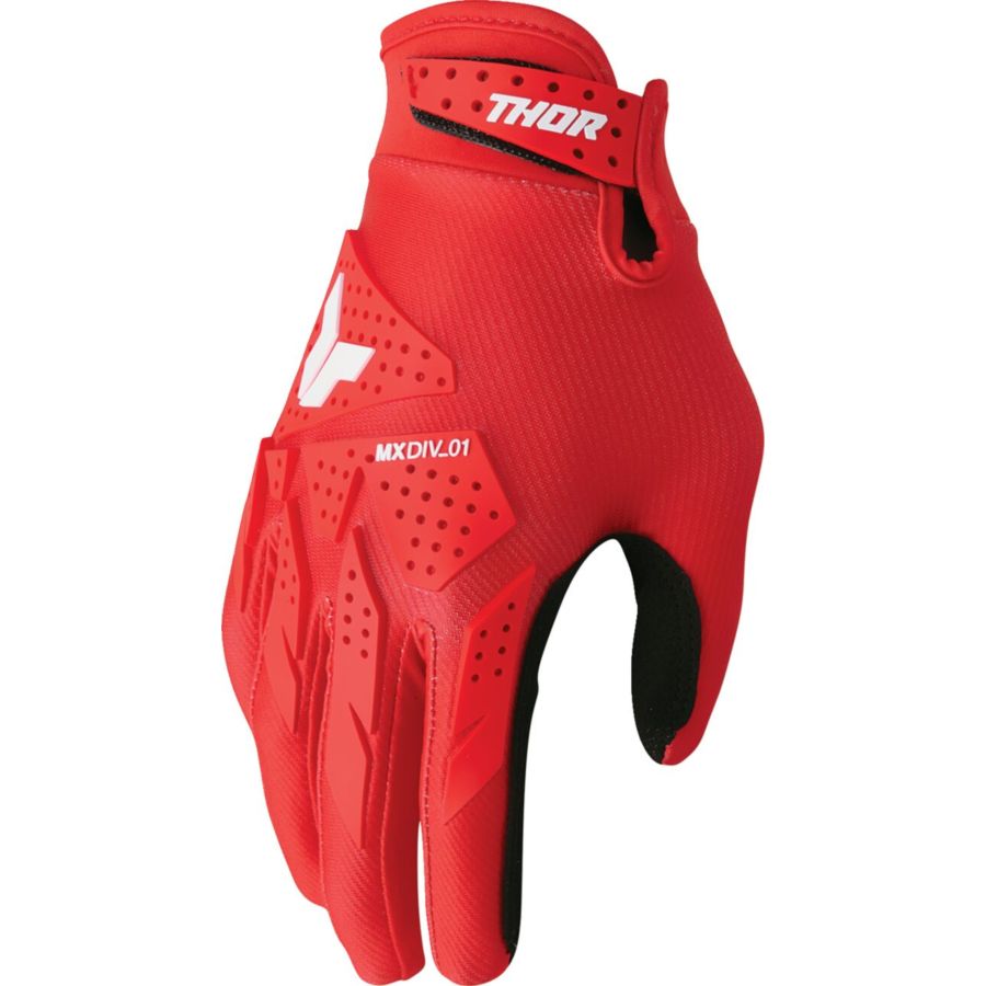 Rękawiczki THOR LAUNCHMODE XP RED czerwone XS