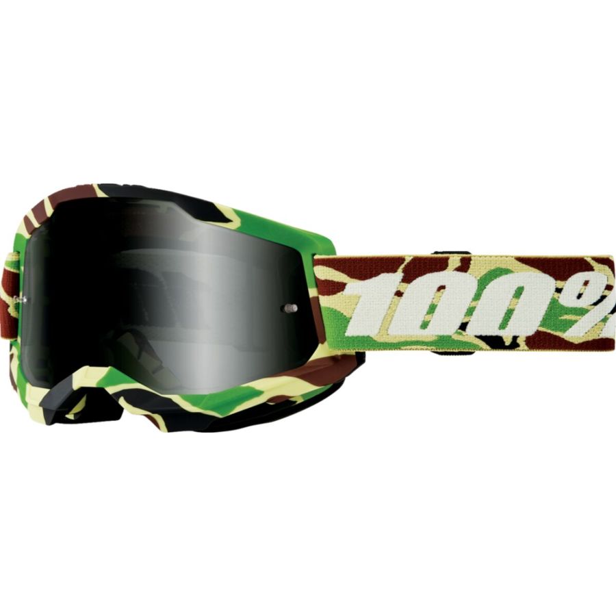 Gogle 100% STRATA 2 sand war camo smk