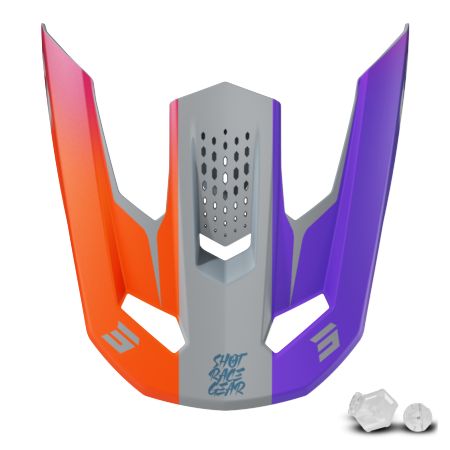 Daszek kasku SHOT SPEED KID SIDE PURPLE MATT