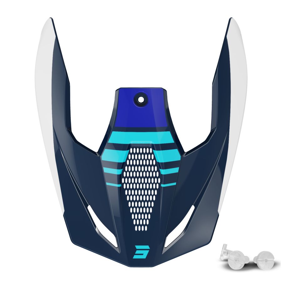 Daszek kasku SHOT FURIOUS STADIUM BLUE GLOSSY